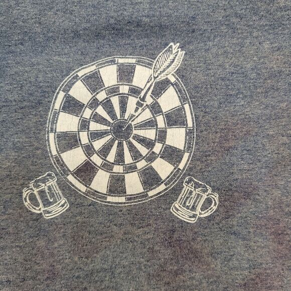 Vintage 80s Hanes Shirt Medium 18x26 Bleached USA - Picture 3 of 13